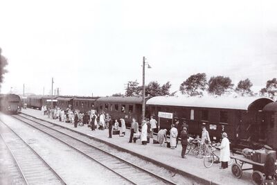 Lütjenbroder Bahnhof 1951