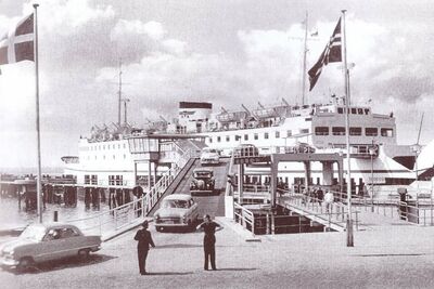 Kai Fahrschiff Großenbrode 1960